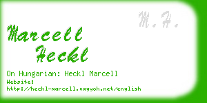 marcell heckl business card